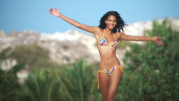 Chanel Iman Outtakes SI Swimsuit 2014 (image)